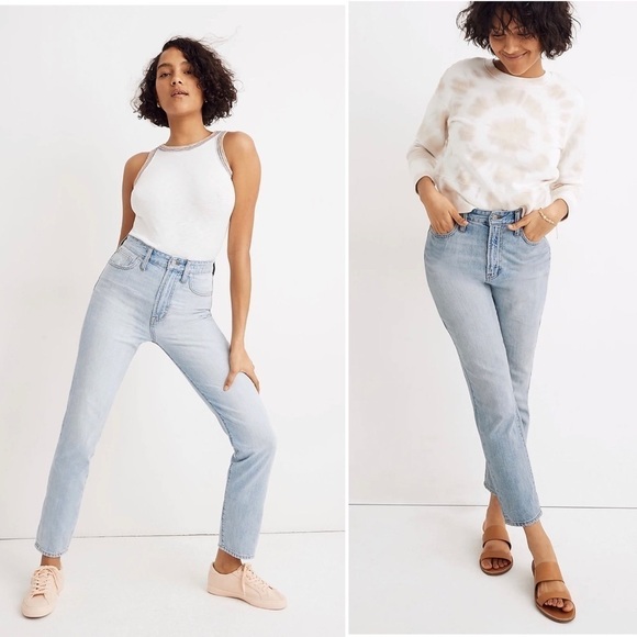 Madewell New Curvy Perfect Vintage Jeans Fitzgerald Wash NWT 23 - Picture 1 of 10
